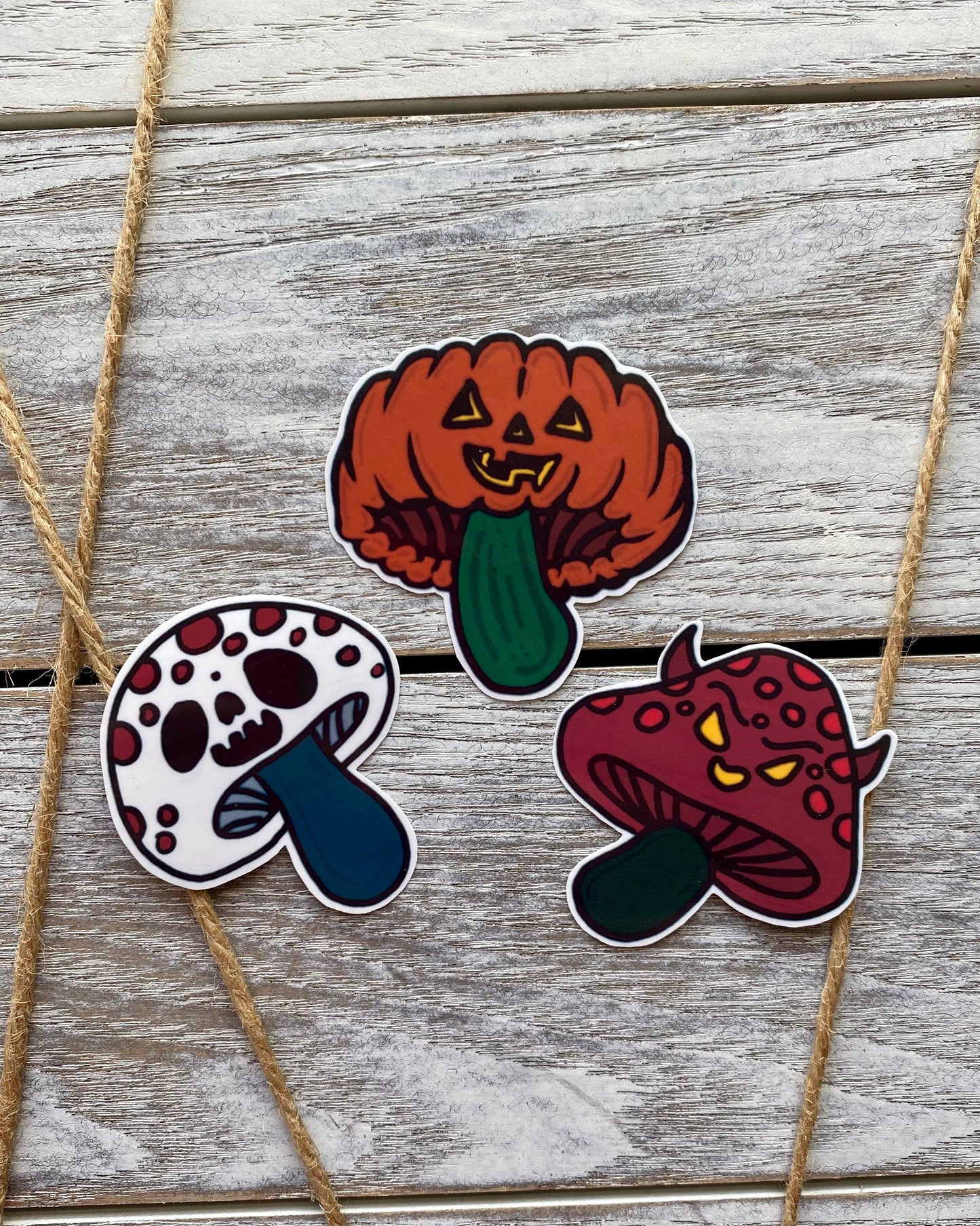 Haunted Mushroom Stickers