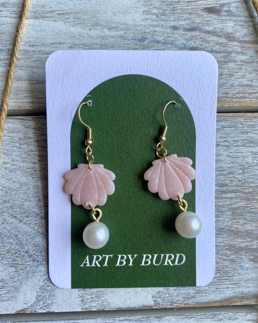Scallop Shell Dangles