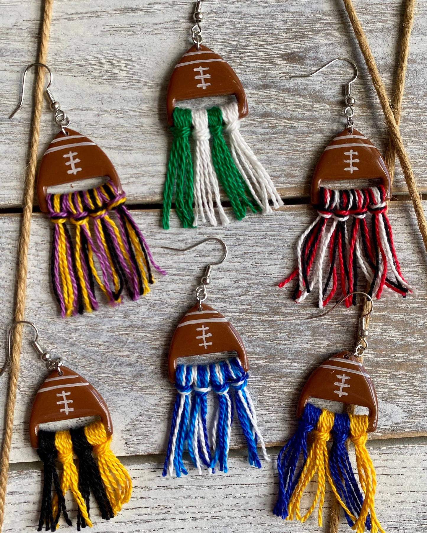 Game Day Spirit Football Dangles