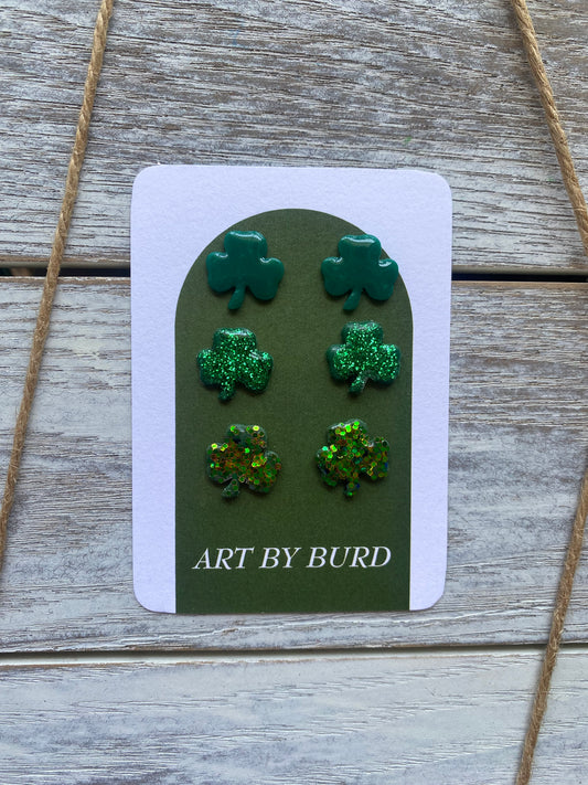 Triple Shamrock Stud Pack