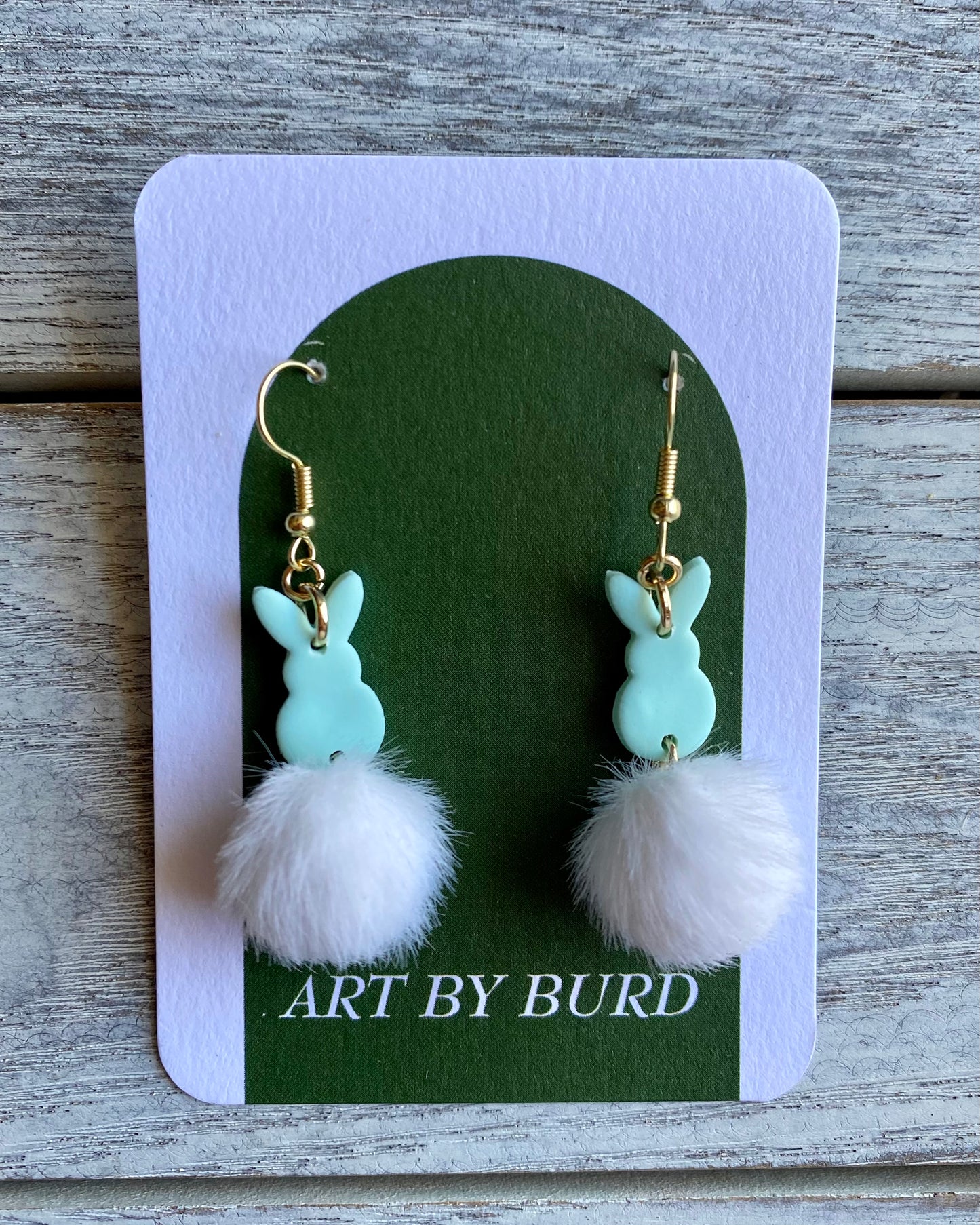 Bunny Puff Dangles