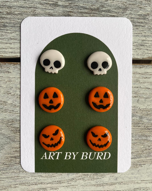 Spooky Stud Trio