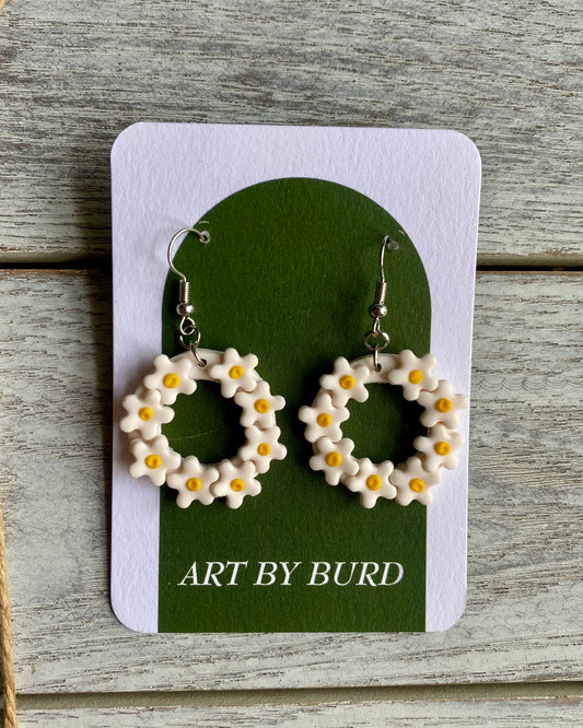 Open Circle Daisy Dangles
