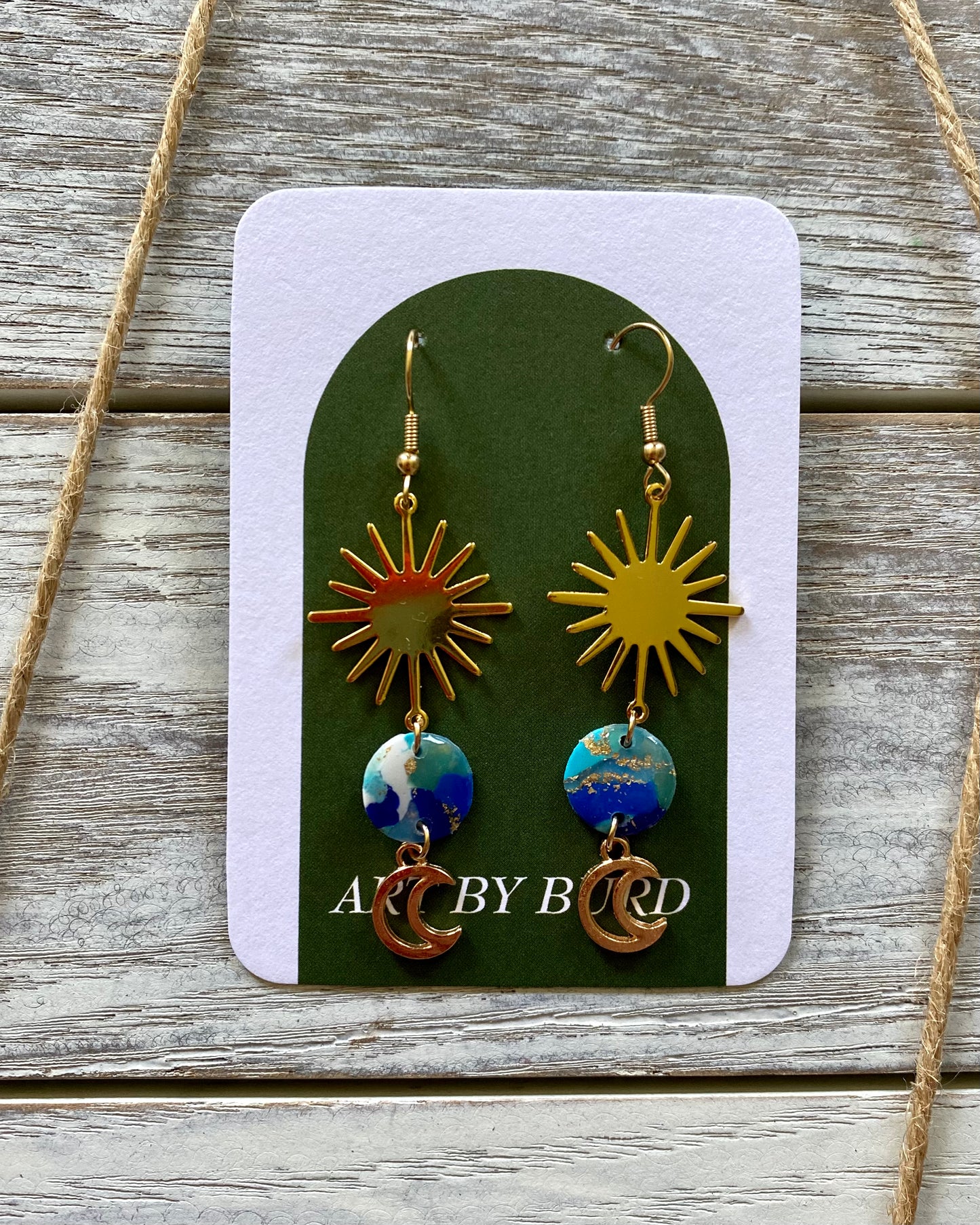 Gold Sun and Moon