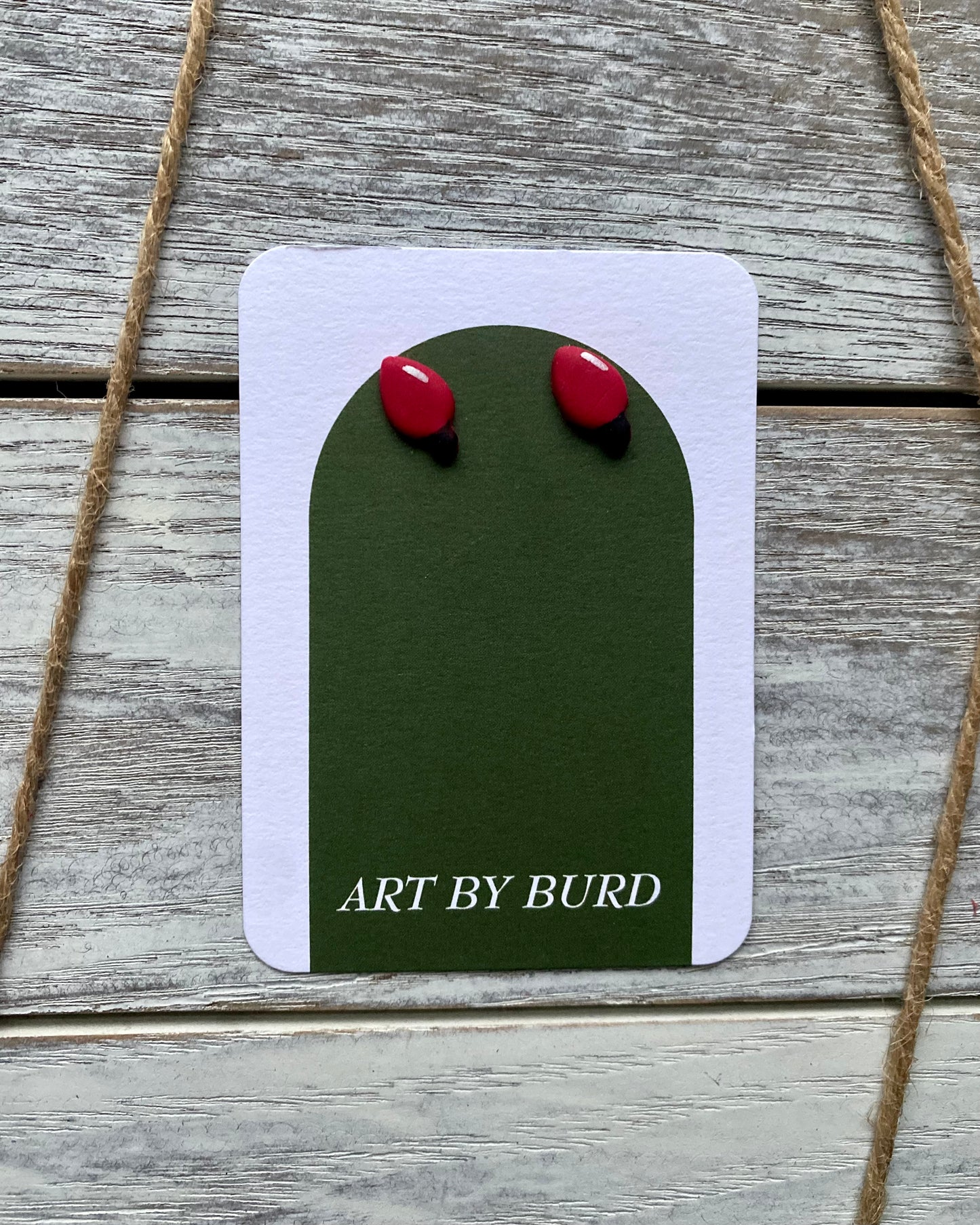 Christmas Lightbulb Studs