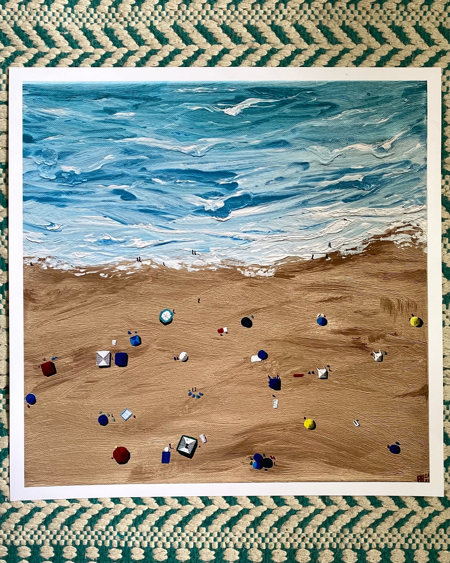 “A Day at the Beach,” Print