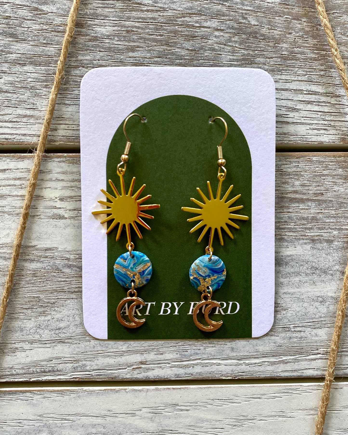 Gold Sun and Moon