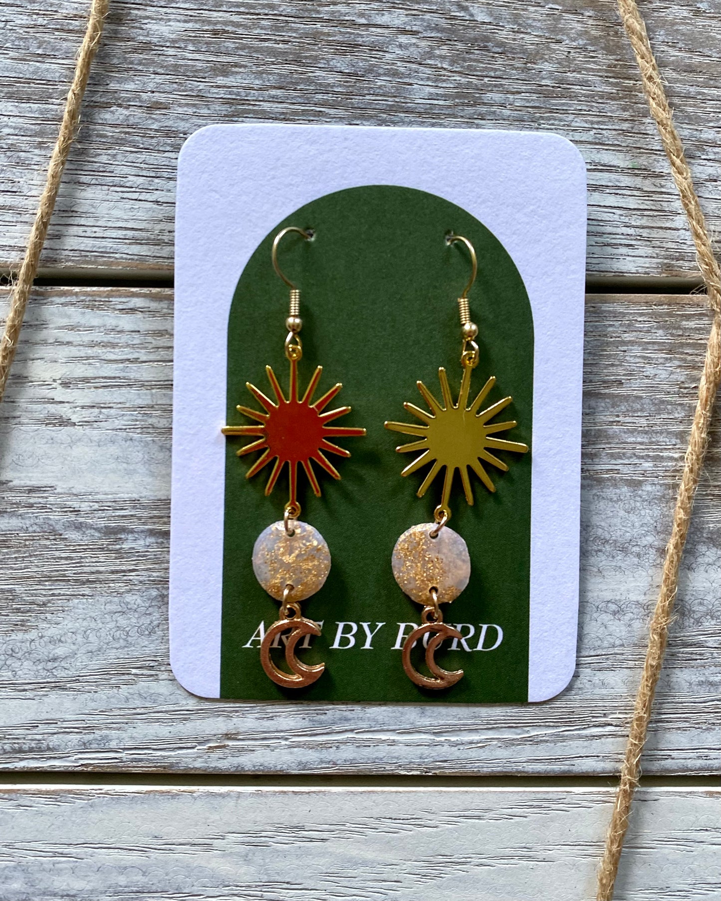 Gold Sun and Moon
