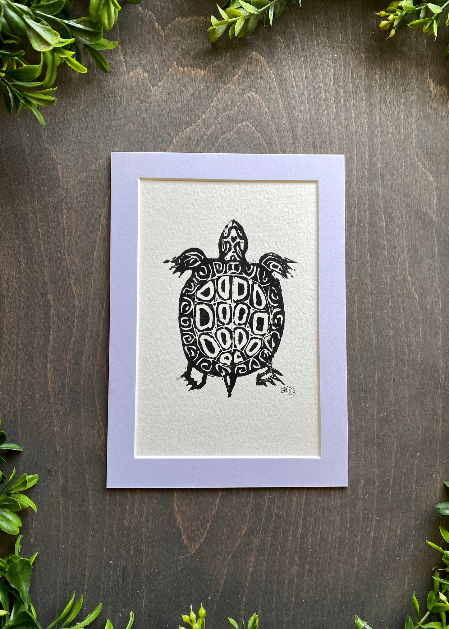 Lino Stamp Prints