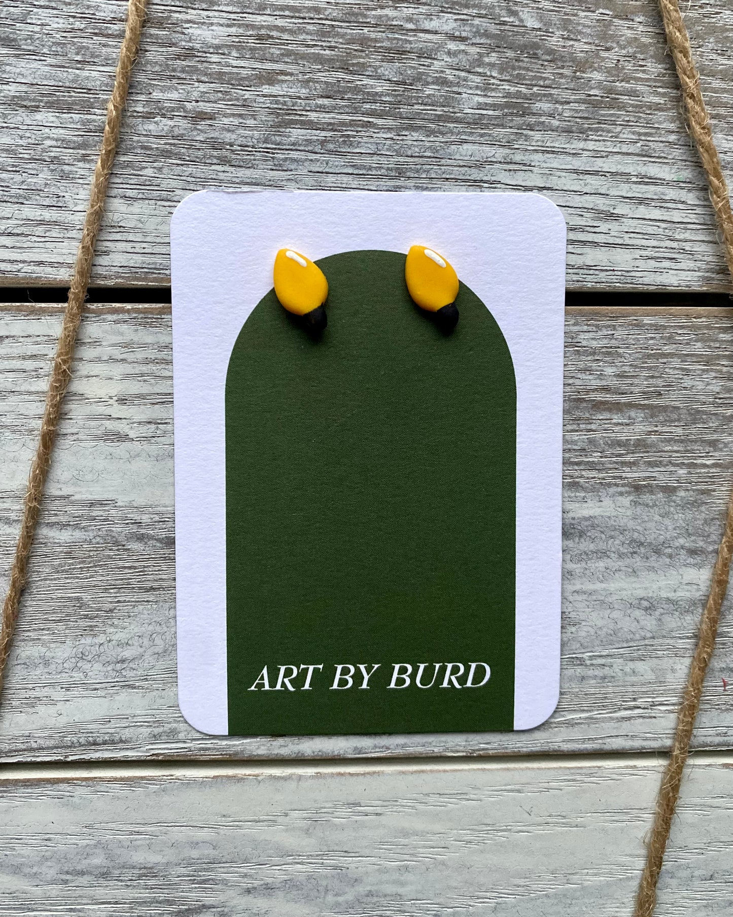 Christmas Lightbulb Studs