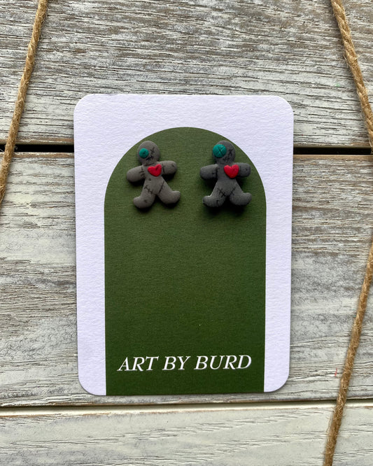 Voodoo Doll Studs
