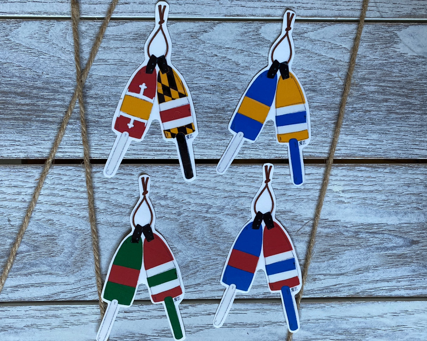 Buoy Pair Stickers