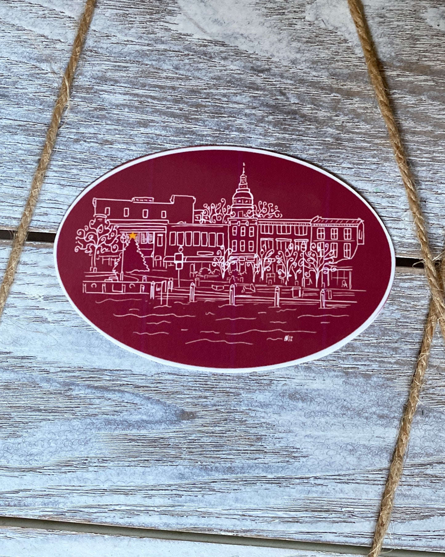 Downtown Annapolis Sticker