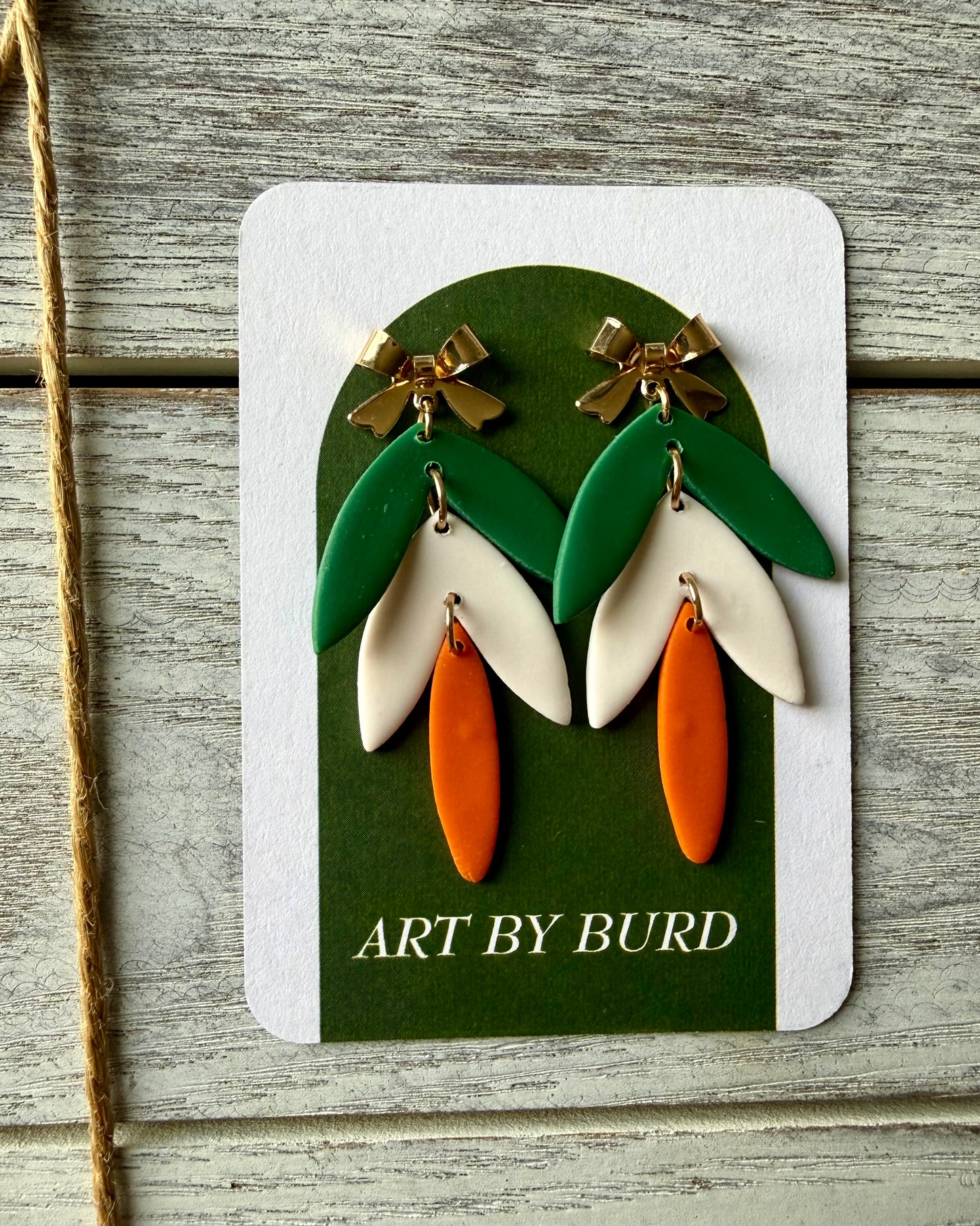 Irish Flag Chandelier Drops