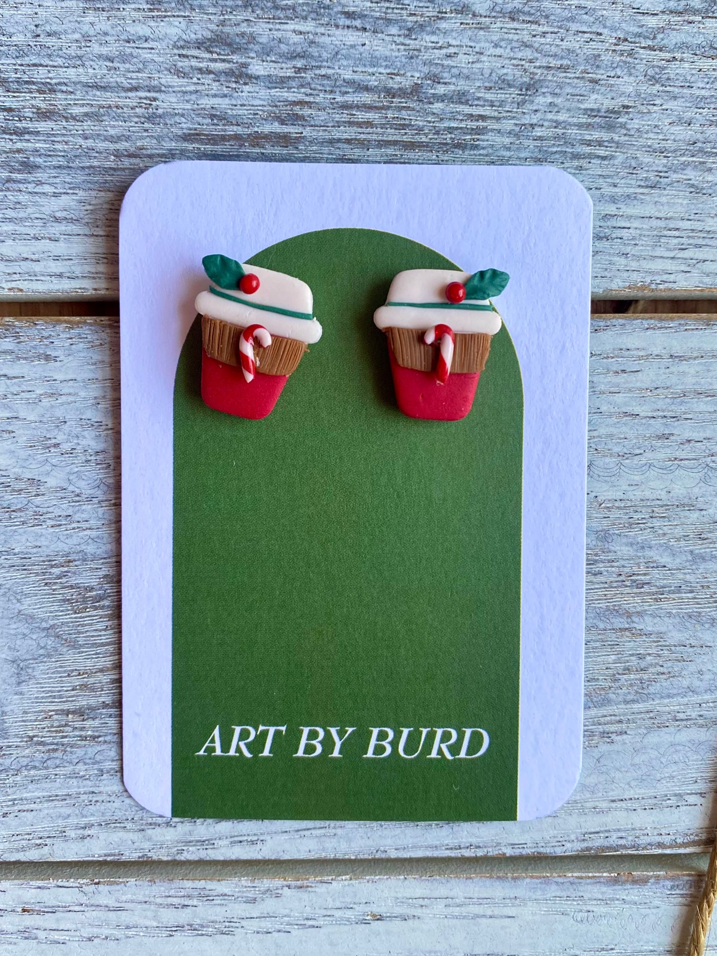 Peppermint Mocha Studs