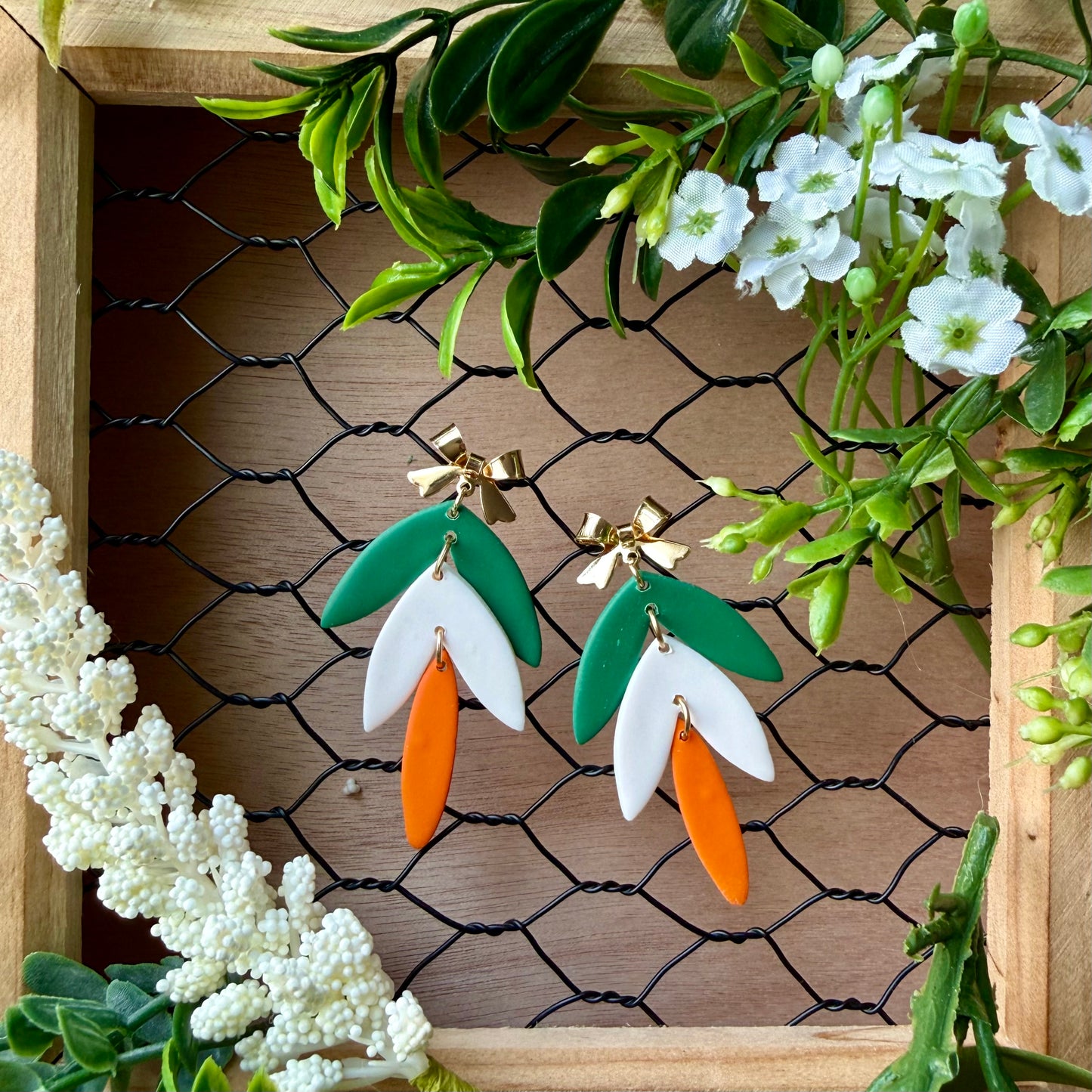 Irish Flag Chandelier Drops