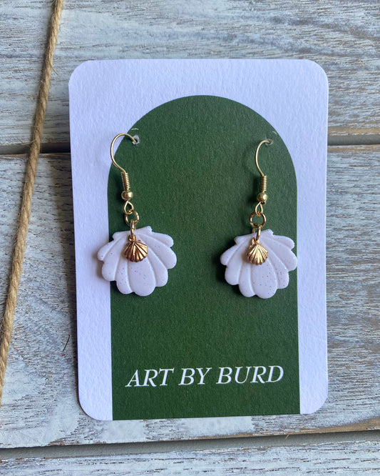 Scallop Shell Dangles