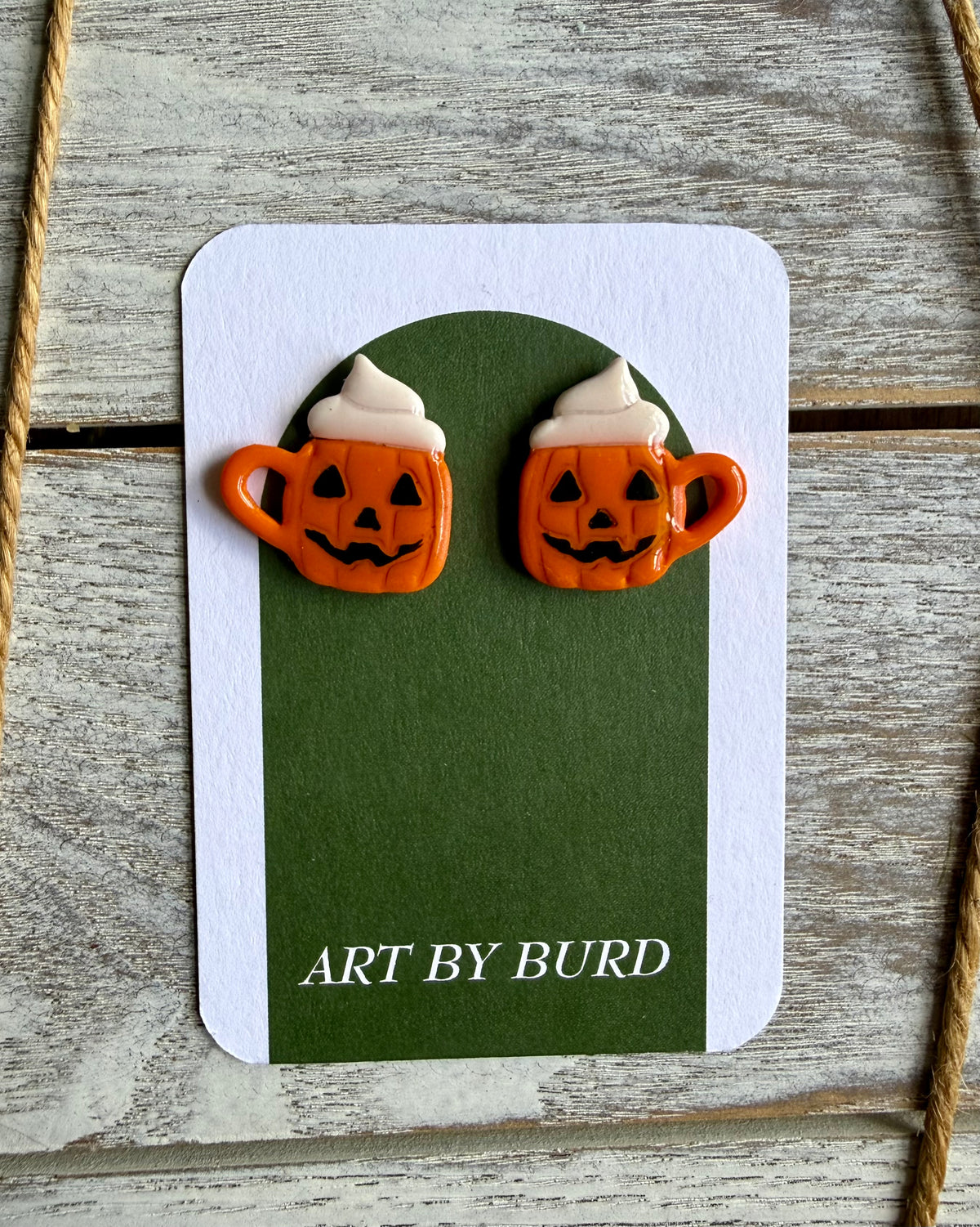 Jack o’ Latte Stud Earrings