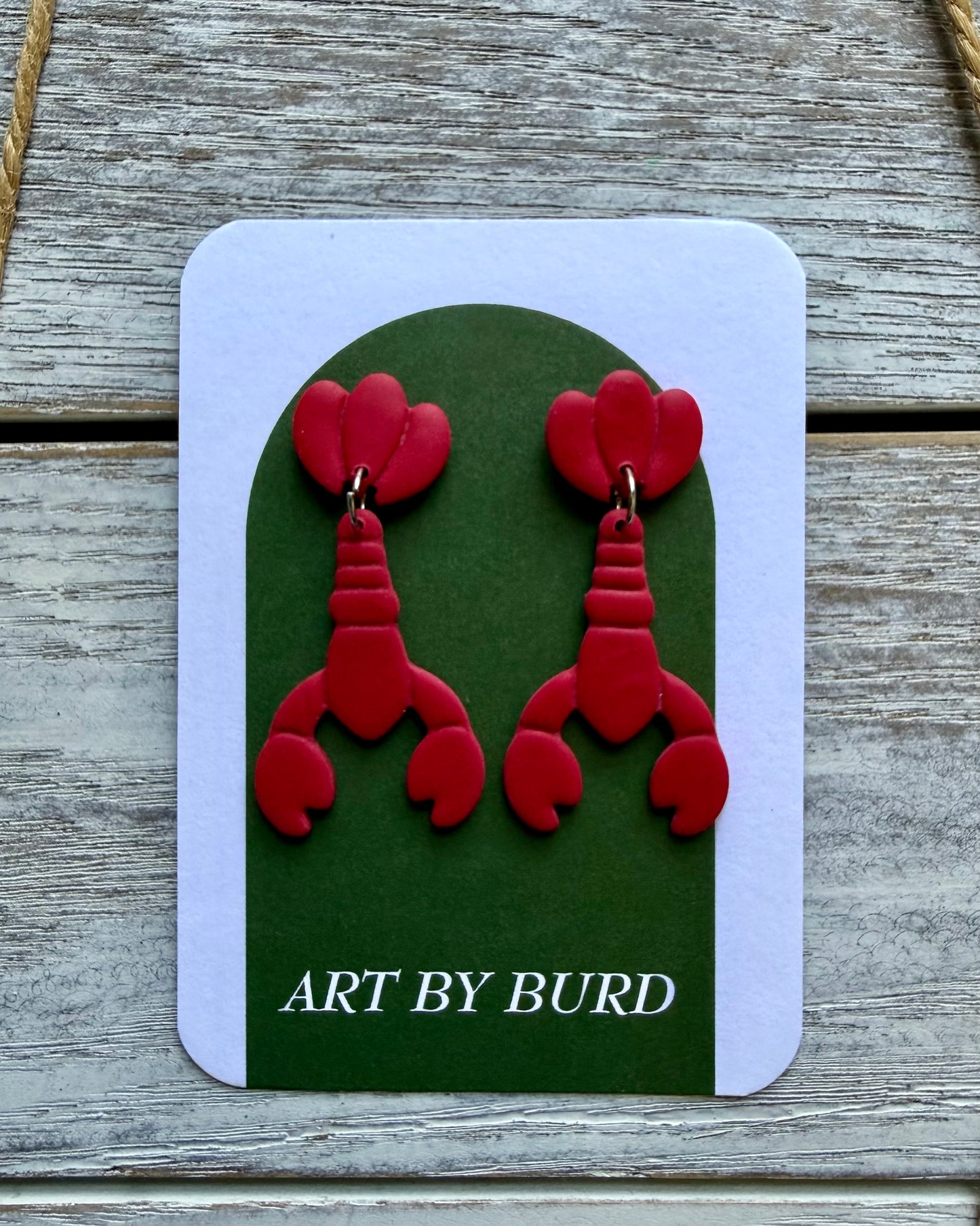 Lobster Drop Dangles