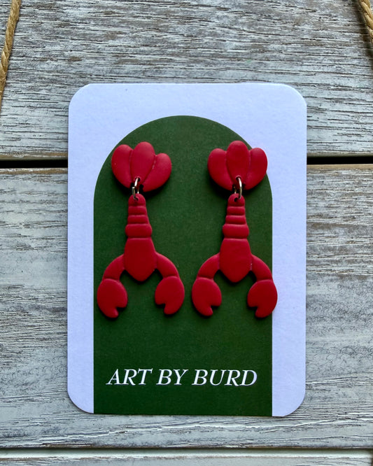 Lobster Drop Dangles