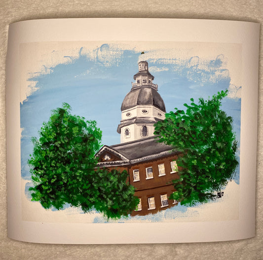“Maryland State House” Print
