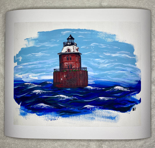 “Sandy Point Shoal Lighthouse” Print